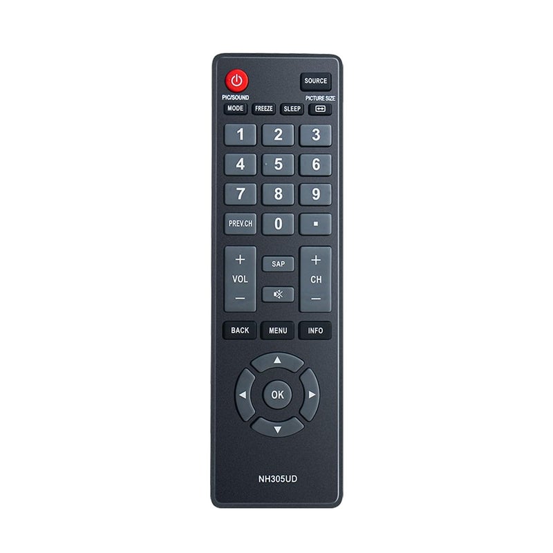 NKF NH305UD Remote Control for Emerson TV Remote Replacement NH310UP NH301UD, Universal Remote Control for All Emerson TV LF501EM4 LF501EM4F LE240EM4 LC320EM3FA LF402EM6 LF402EM6F LF461EM4 LF461EM4A - Image 1